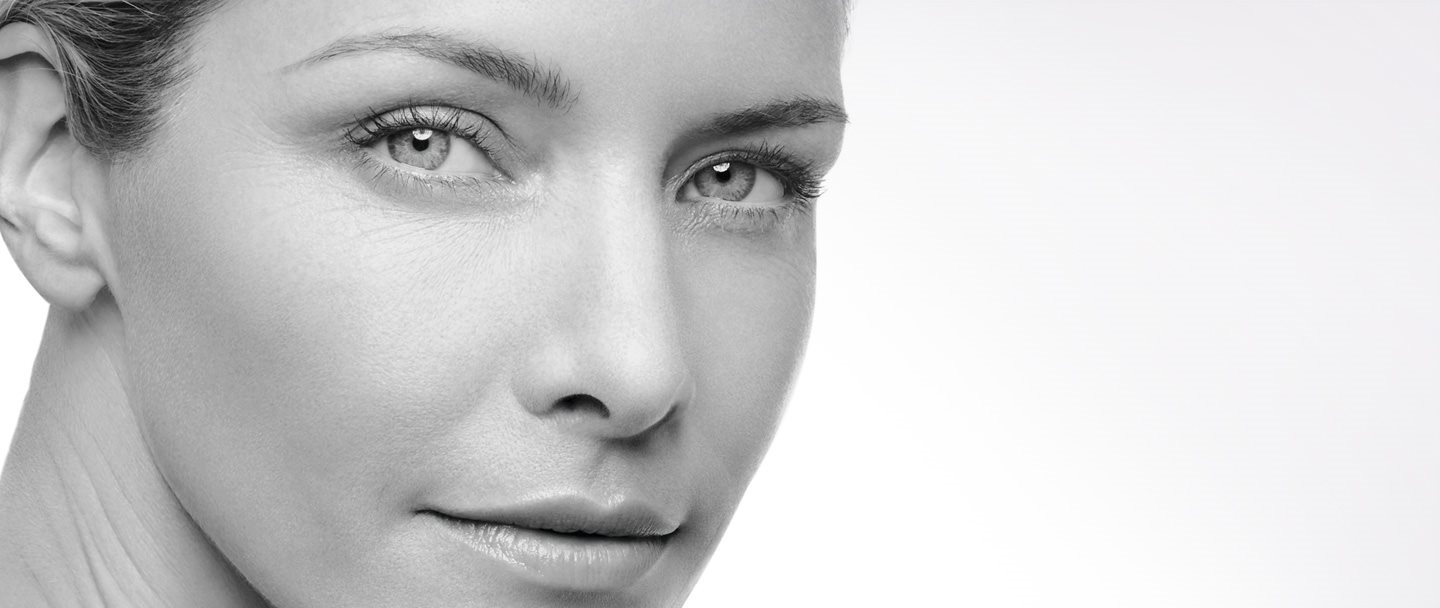 El rostro de una mujer.